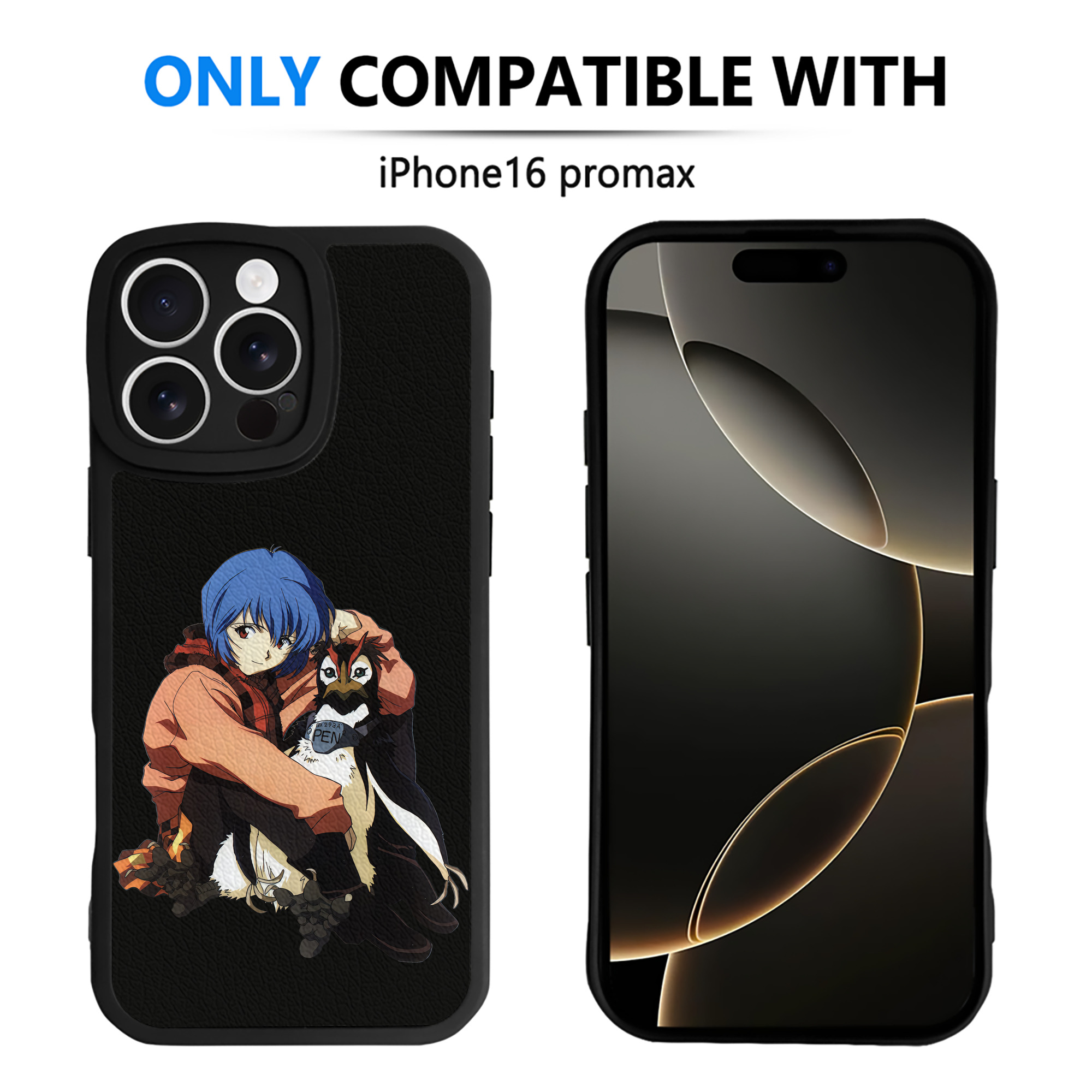 （画像用） EVA 新世紀エヴァンゲリオン 【iPhone 16シリーズ対応】シリコンスマホケース（レザー調） 材質：シリコン
